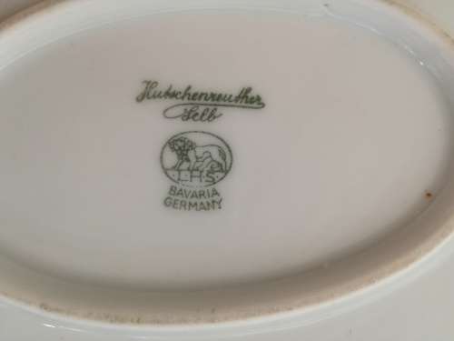 HUTSCHENREUTHER - BAVARIA - GERMANY : Oval serving plate