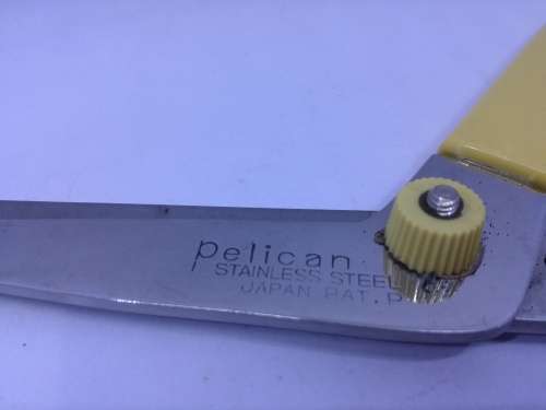 Pelican stainless steel scissors Japan - vintage collectible
