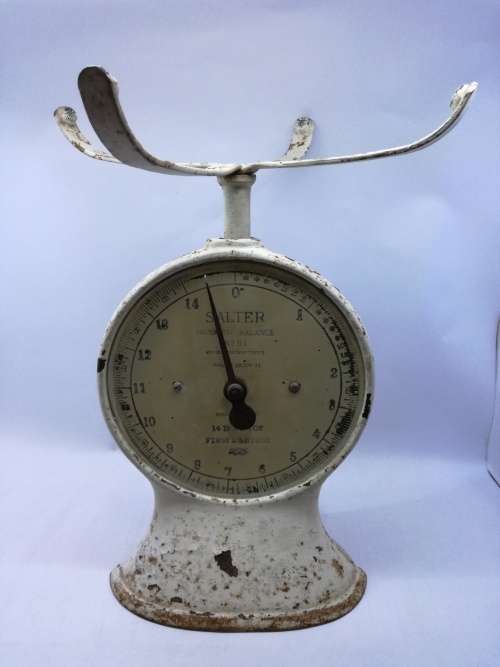 Antique cast iron Salter Scale - as per pics