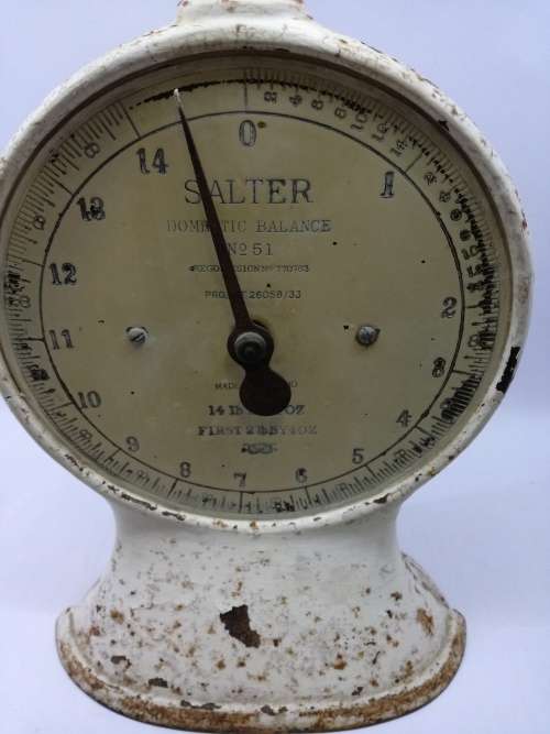Antique cast iron Salter Scale - as per pics