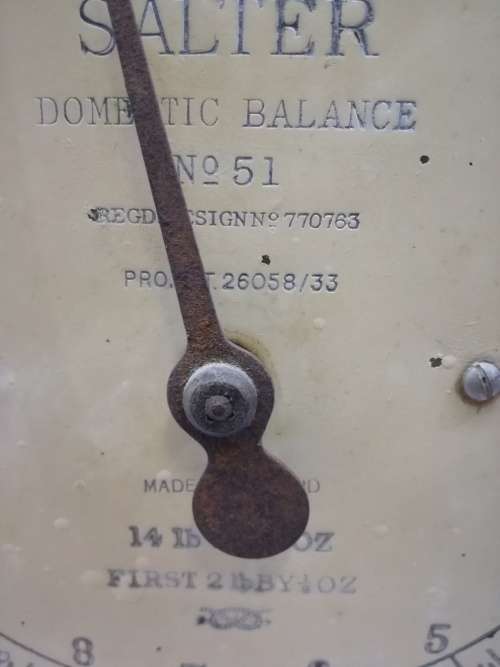 Antique cast iron Salter Scale - as per pics