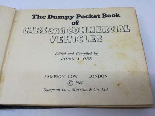 The Dumpy Pocket Book of Cars and Commercial Vehicles 1960