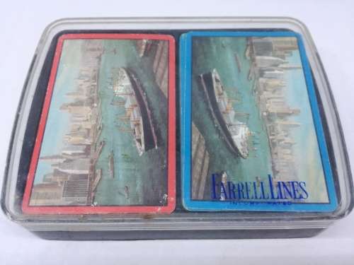 Vintage playing cards Farrell lines incorporated