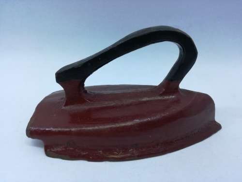 Cast iron salesman`s sample iron