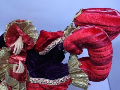 Vintage Mardi Gras Jester Doll