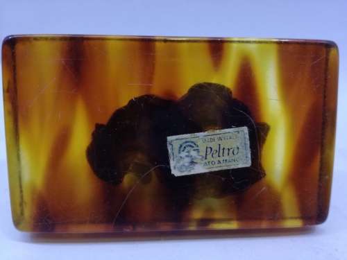 Vintage Peltro Pewter ornament - nativity scene