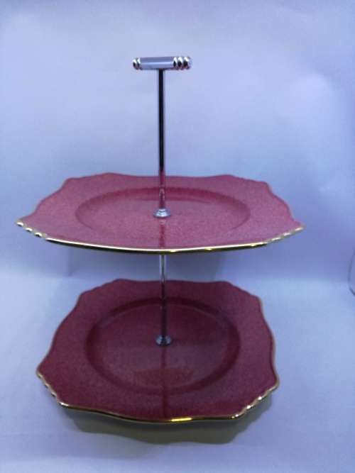 Vintage Royal Winton Grimwades Two Tier Cake Stand