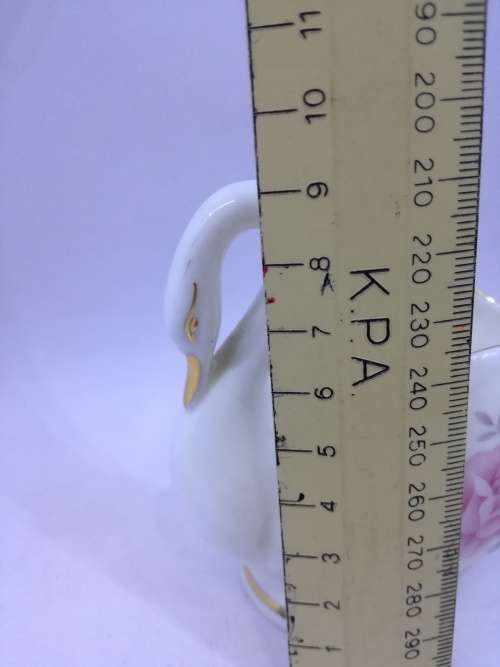 Vintage genuine bone china swan