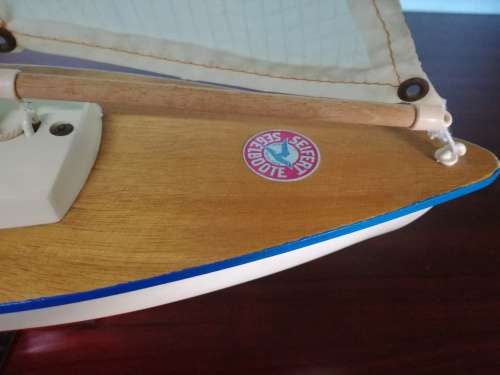 SEIFERT SEGELBOOT GUNTHER MOVE SAILING BOAT POND YACHT GERMAN MADE WOODEN DECK