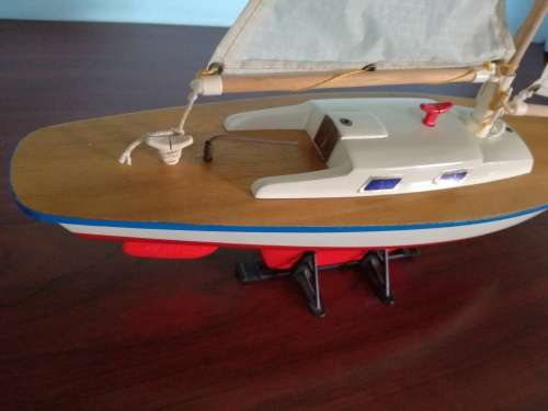 SEIFERT SEGELBOOT GUNTHER MOVE SAILING BOAT POND YACHT GERMAN MADE WOODEN DECK