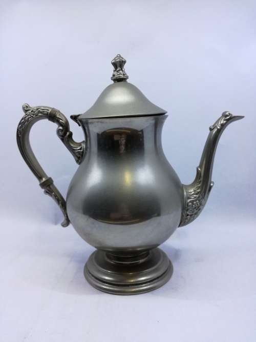 Vintage metal tea pot