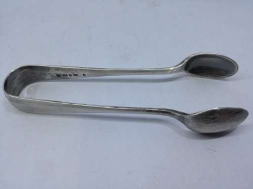 Vintage Silver Plated Sugar Tongs - see makers marks