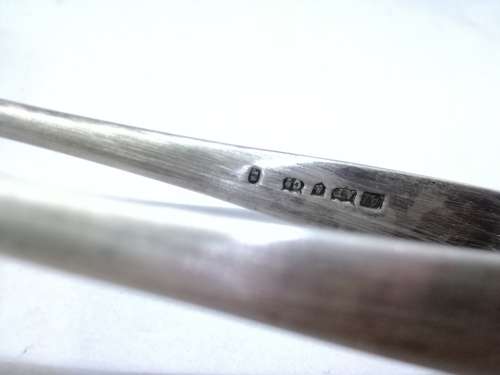 Vintage Silver Plated Sugar Tongs - see makers marks
