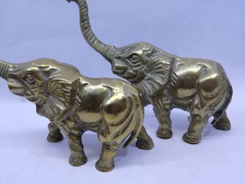 Brass elephants