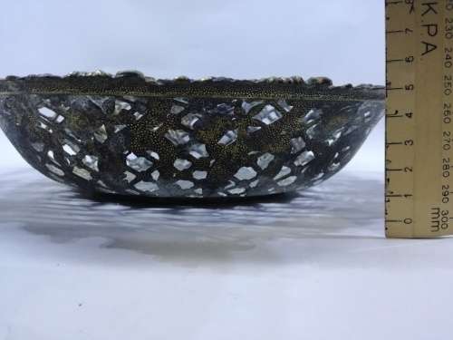 Ornate bowl made in Italy