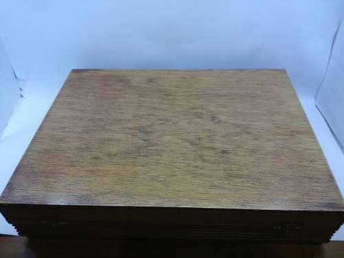 Lovely vintage wooden cutlery box