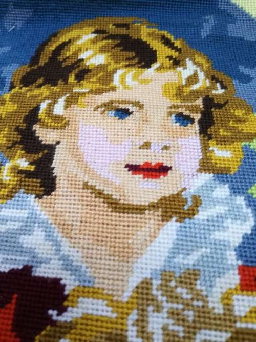 Petit point tapestry