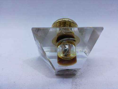 Mini perfume cut crystal bottle - No box
