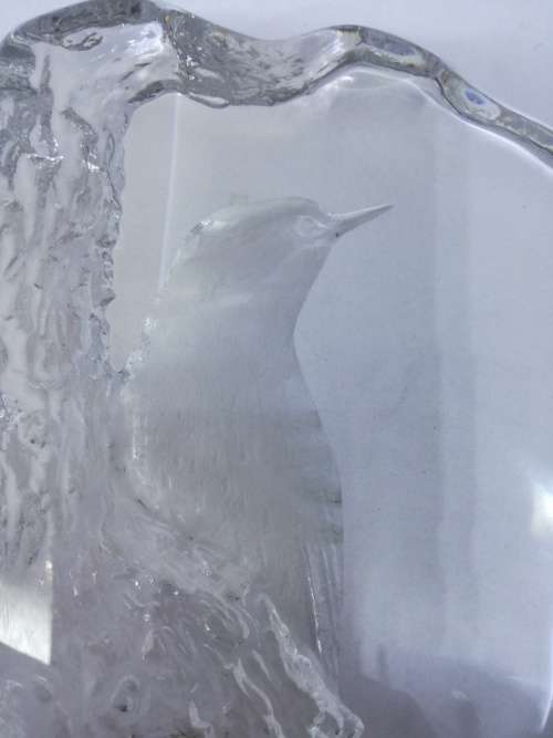 Mats Jonasson signature collection lead crystal made in Sweden paperweight