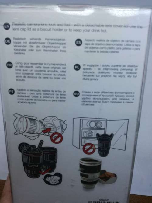 Lens mug - Ideal for the photographer!