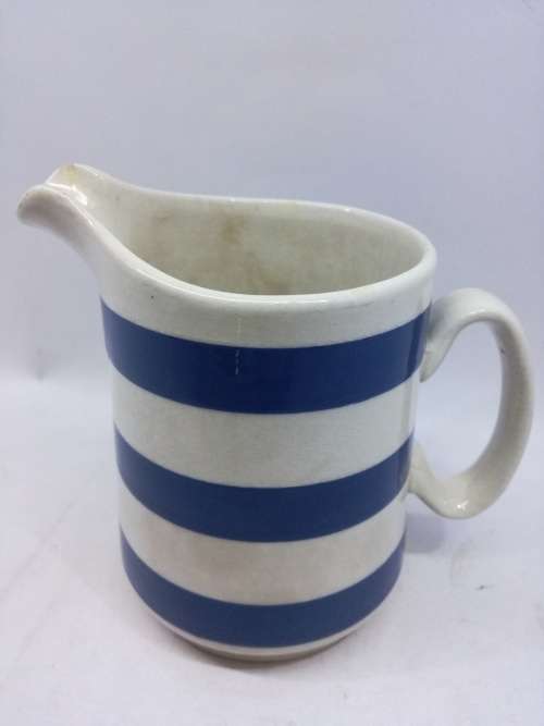 VINTAGE iron stone Gordon Bleu milk jug - small chip