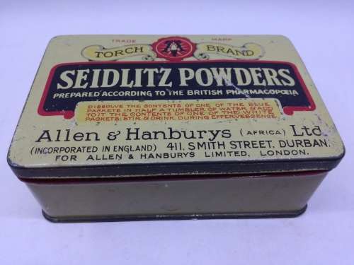 Seidlitz Powders tin
