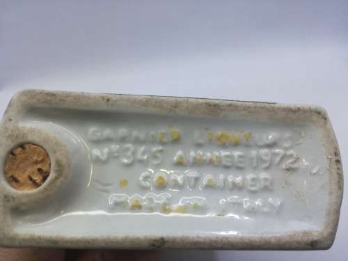 VTG 1972 Garnier Liqueurs Dog Container No. 345 Made in Italy