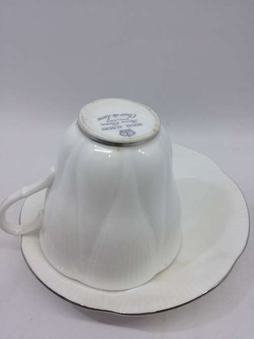 ROYAL ALBERT AFTER DINNER CUP AND SAUCER `CLAIR DE LUNE `