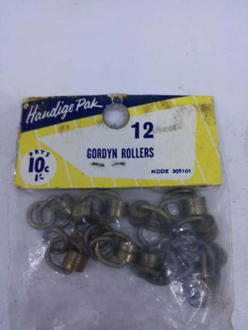 Brass curtain runners