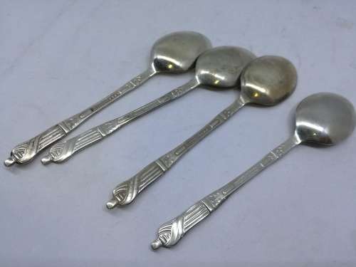 Set of 4 Apostle spoons