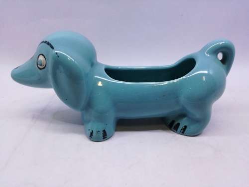 Lucia ware sausage dog vase