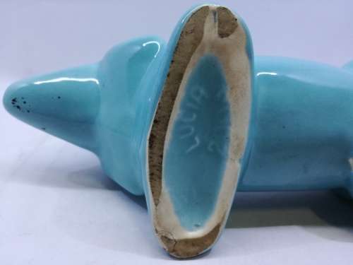 Lucia ware sausage dog vase