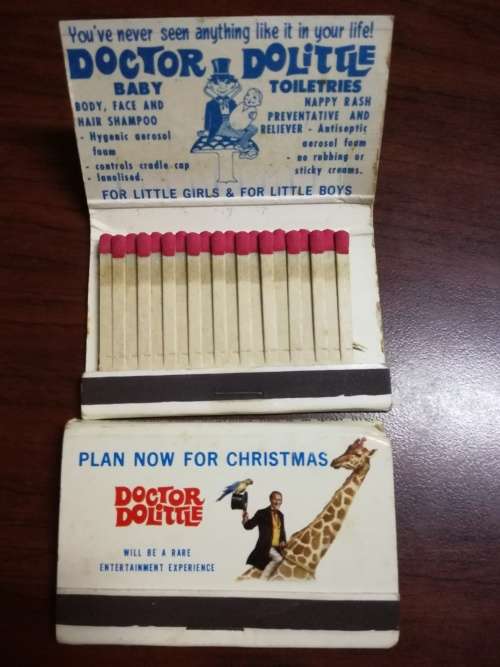Doctor Dolittle match books