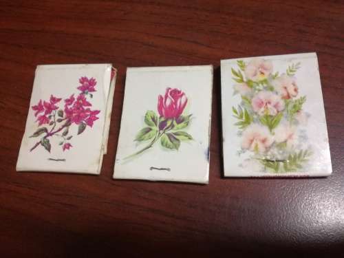 Flower match booklets