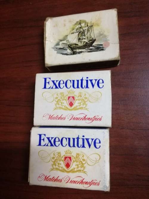 Assorted match boxes
