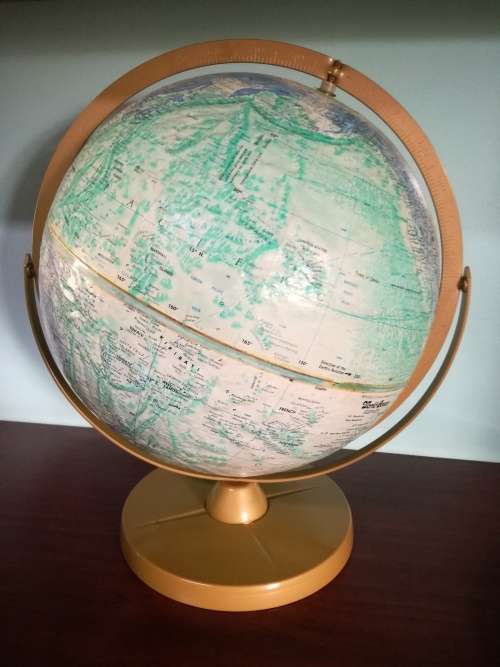 Stunning big globe! LOOK! 12 inch diameter world ocean series