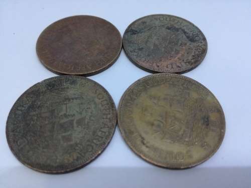 1 D Penny, 1944, 1942 x 2, 1935