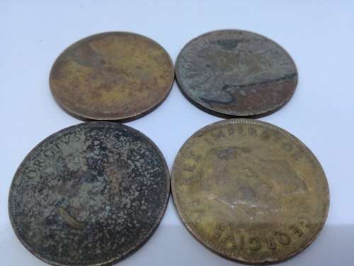 1 D Penny, 1944, 1942 x 2, 1935