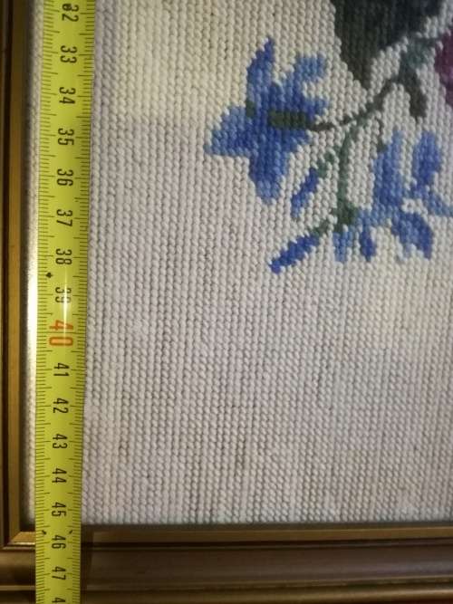 Tapestry flowers - 38x48cm Framed