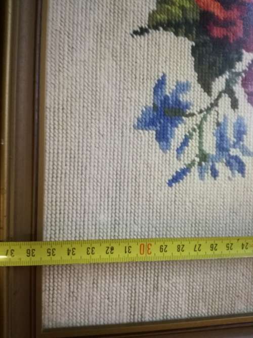 Tapestry flowers - 38x48cm Framed