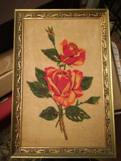Gorgeous rose tapestry