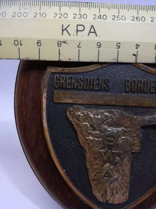 SWA Grensdiens / Border duty plague
