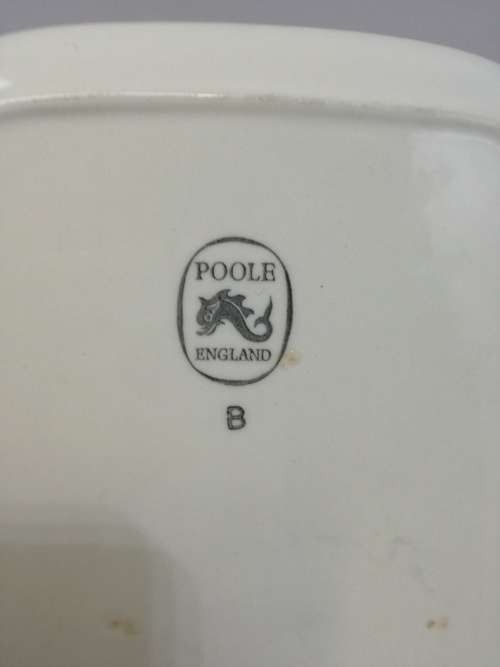 Poole pottery cheese dish -small chip at the back - see photo