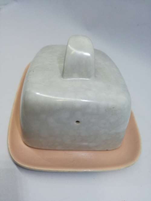 Poole pottery cheese dish -small chip at the back - see photo