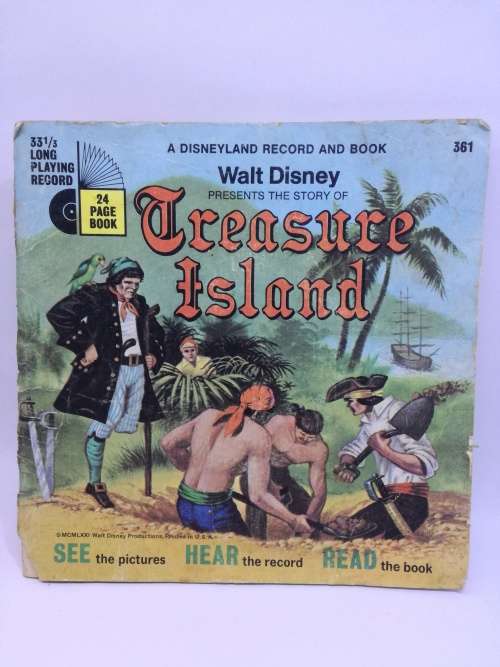 Disney Treasure Island book with record!