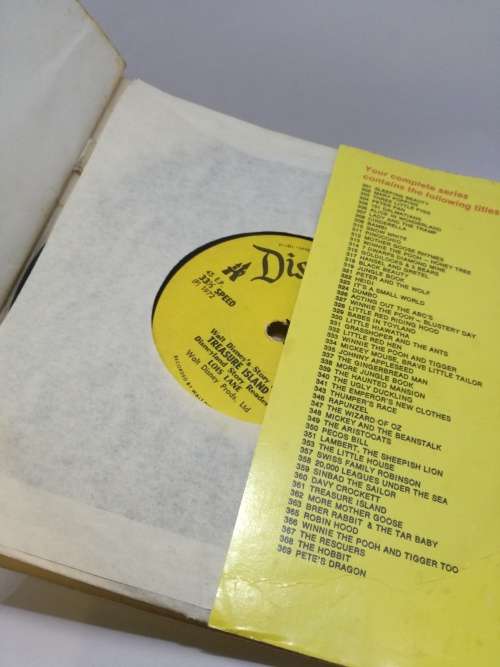 Disney Treasure Island book with record!