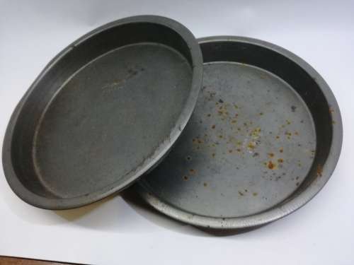 Vintage Skyline cake tins