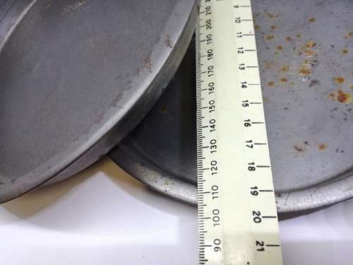 Vintage Skyline cake tins