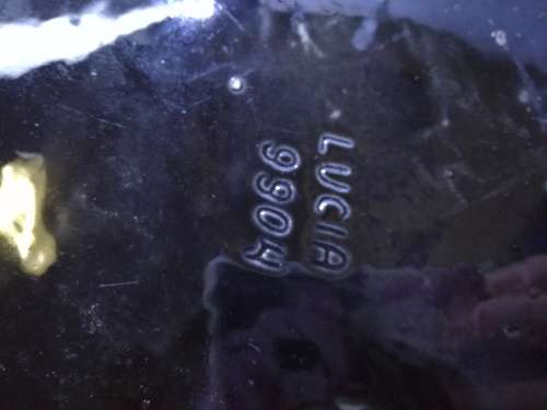 Vintage Lucia bowl - chipped but still pretty