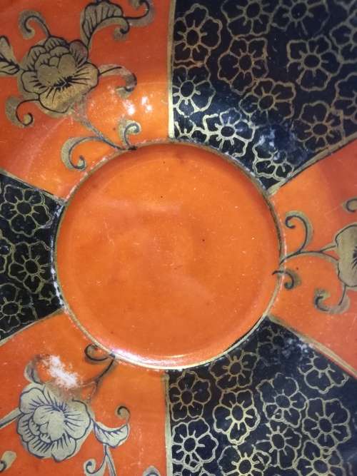 Unmarked orange and black trio